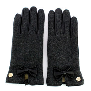 Guess dámské černé rukavice - S (BLA)